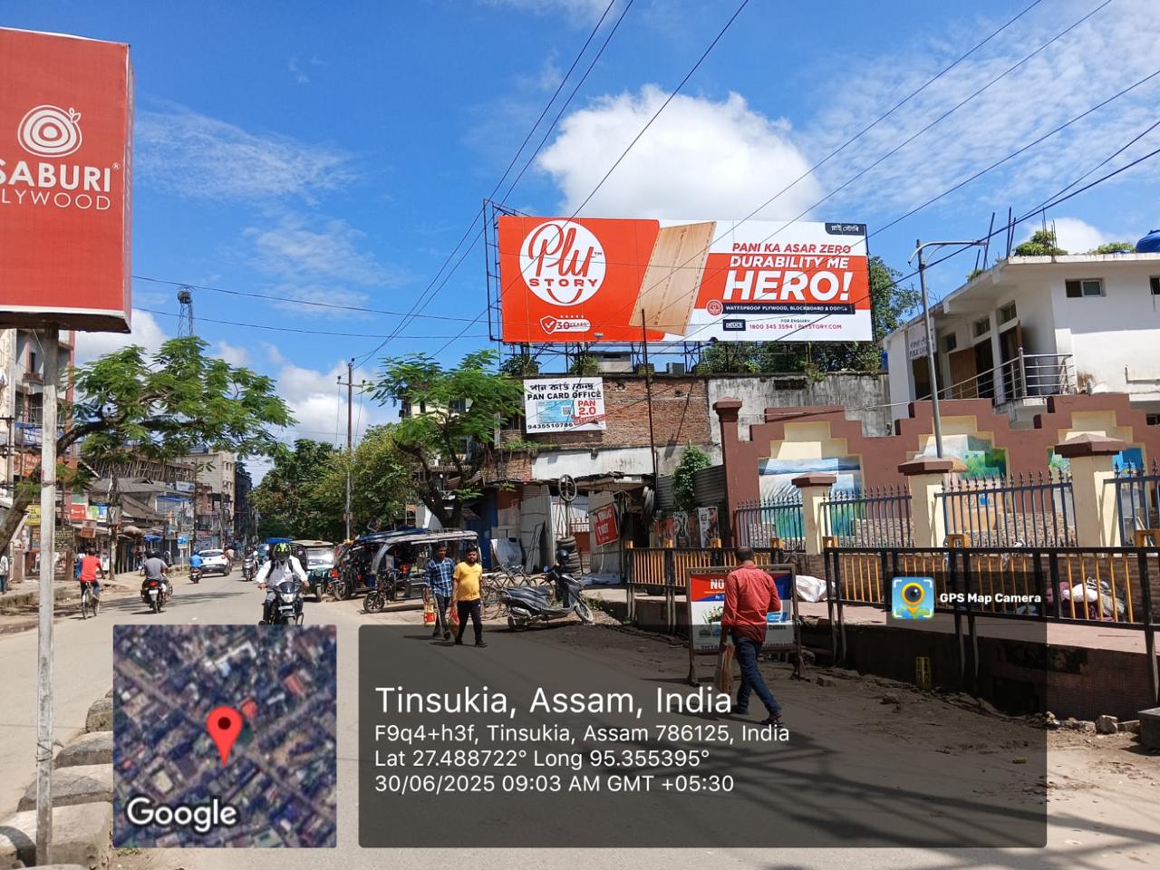 Transit Advertising on public bus in Assam
